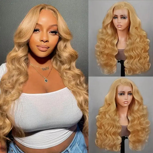 Honey Blonde Body Wave Lace Front